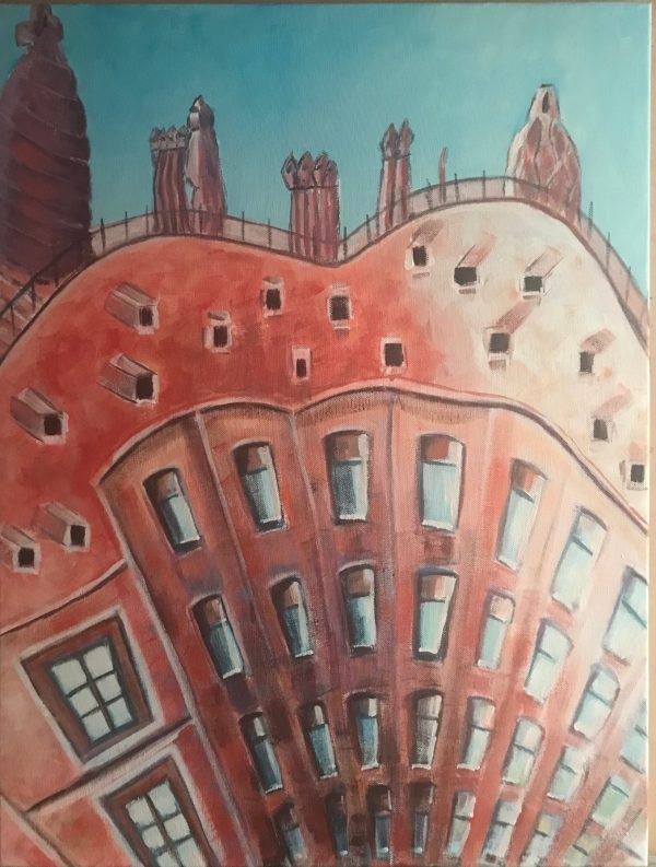 Top terrace La Pedrera