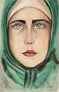 About Me lady in Green